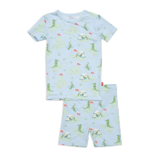 Short Sleeve Magnetic Pajama Set | A Putt Above