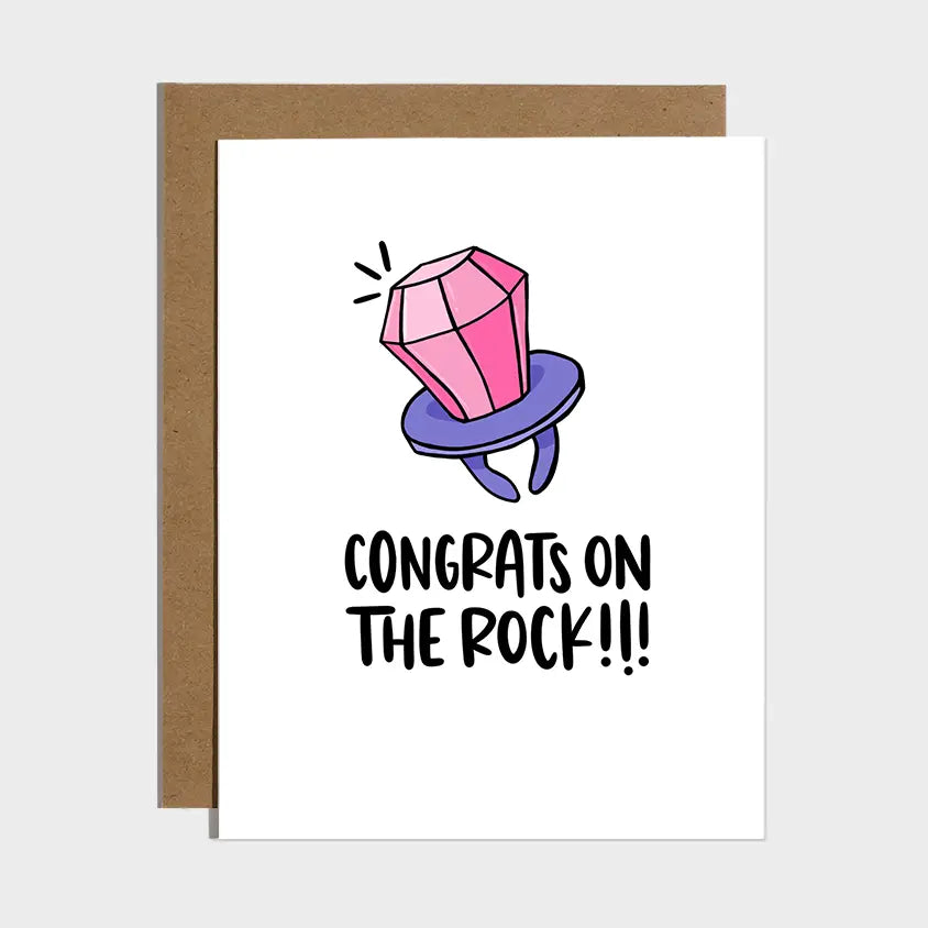 Engagement Card | Candy Ring Lollipop