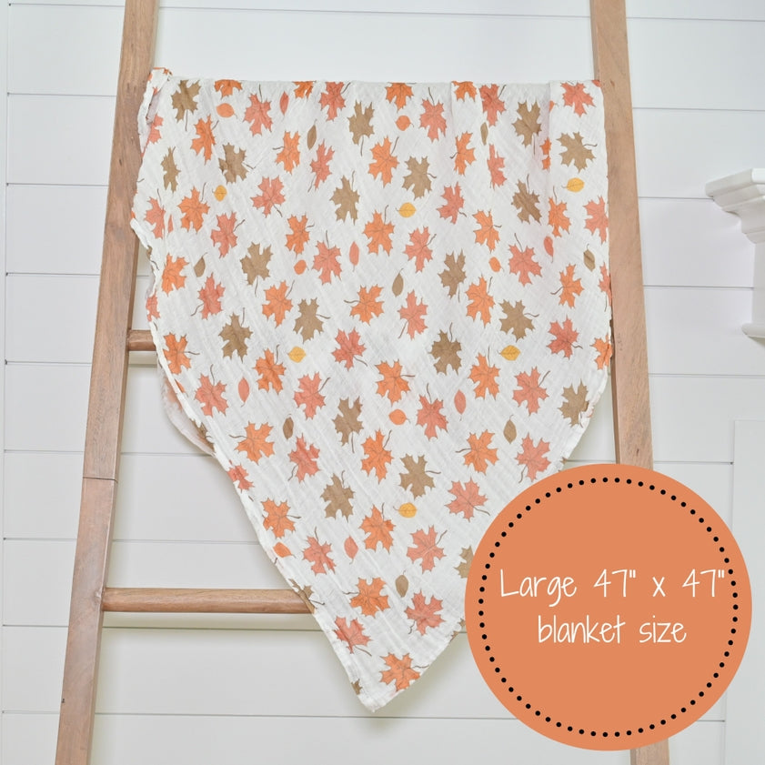 Muslin Swaddle Blanket | Unbe-Leaf-Able