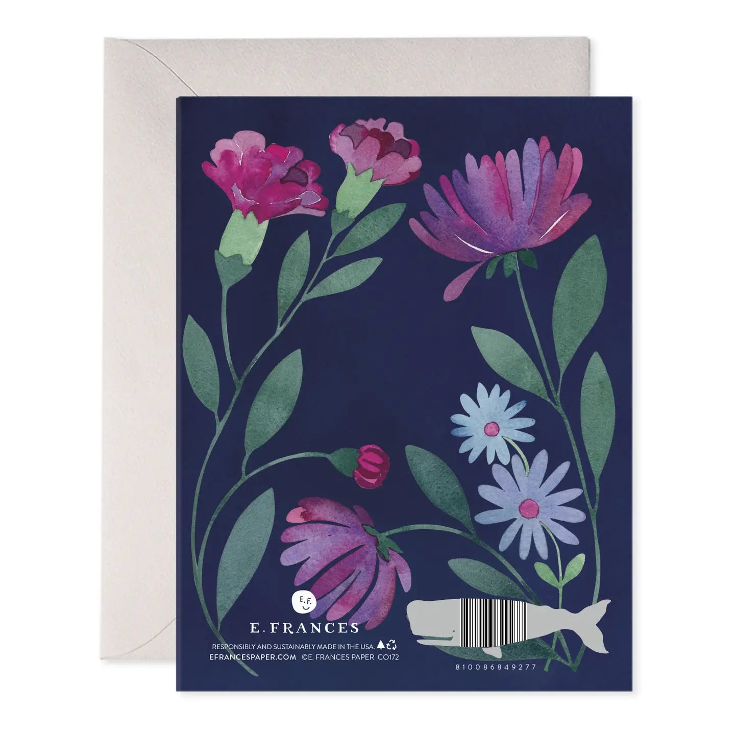 Greeting Card | Purple Flowers Thinking of You