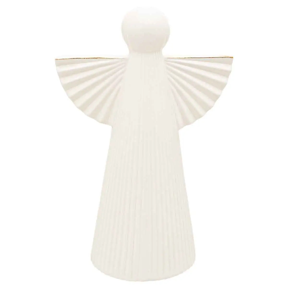White & Gold Ceramic Angel