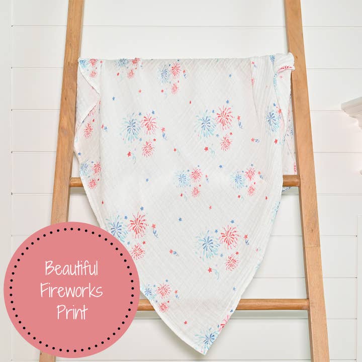 Muslin Swaddle Blanket | You're A Firework