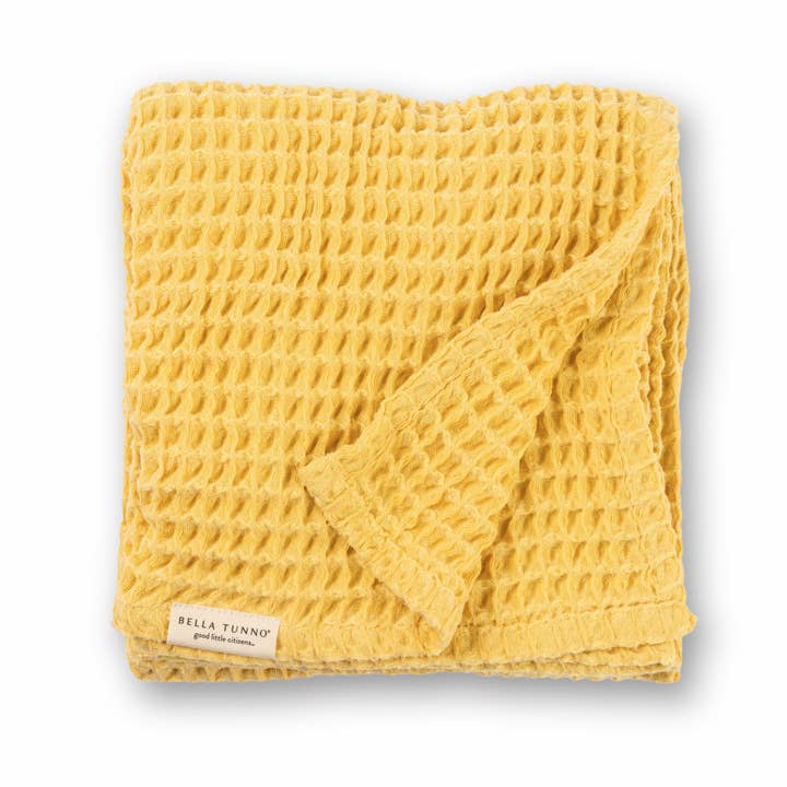 Waffle Baby Blanket | Sunshine Yellow
