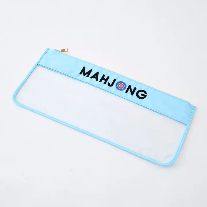 Mahjong Bag | Stitched | Light Blue