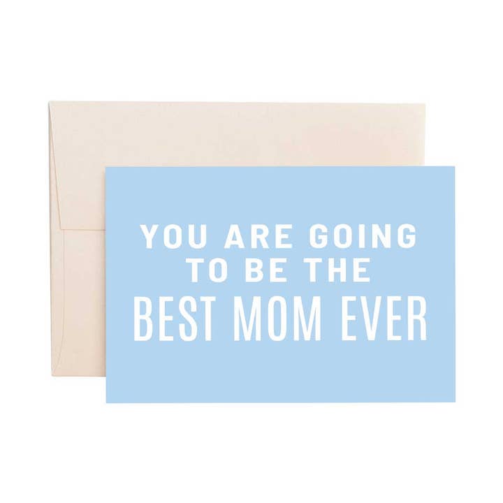 Greeting Card | Best Mom Blue