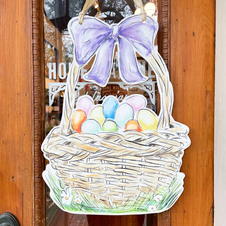 Door Hanger | Easter Egg Basket