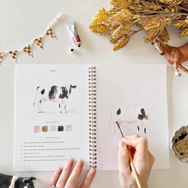 Watercolor Workbook | Farm
