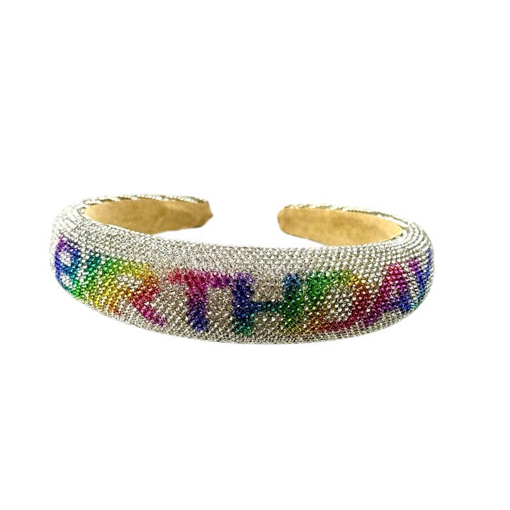 Rhinestone Headband | Happy Birthday