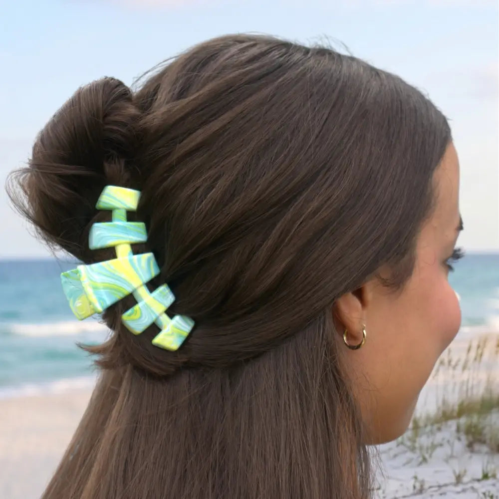 Teleties Claw Hair Clip | By the Sea Shore | Assorted Sizes