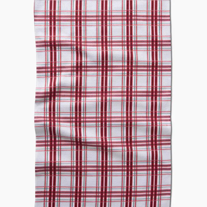 Tea Towel | Candy Cane Plaid