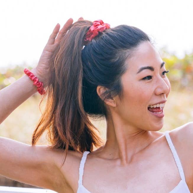 Teleties | Silk Scrunchies | Slice of Summer | Large