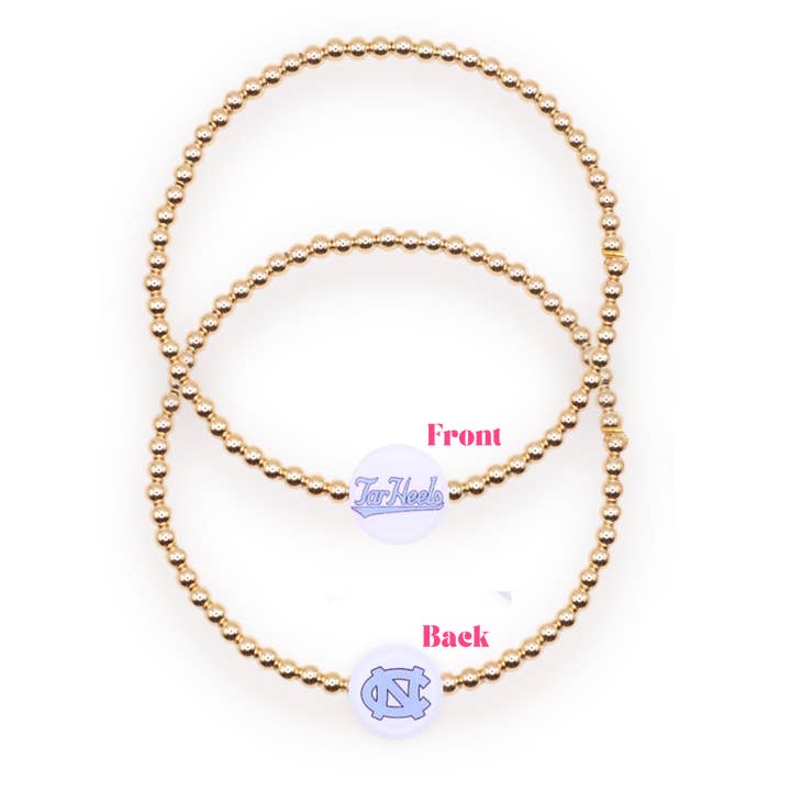 UNC Logo Bracelet | Gold
