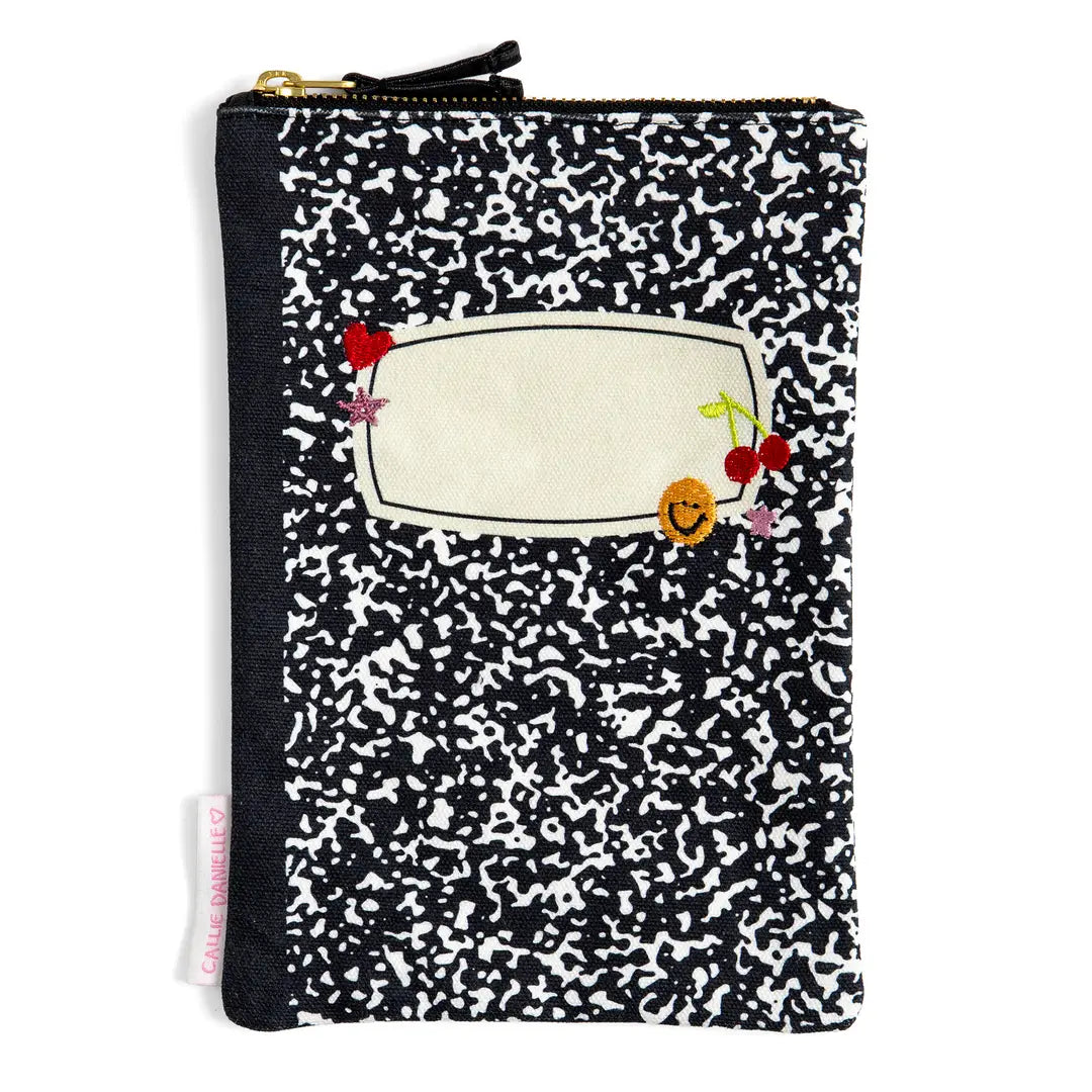 Composition Notebook Canvas Pouch