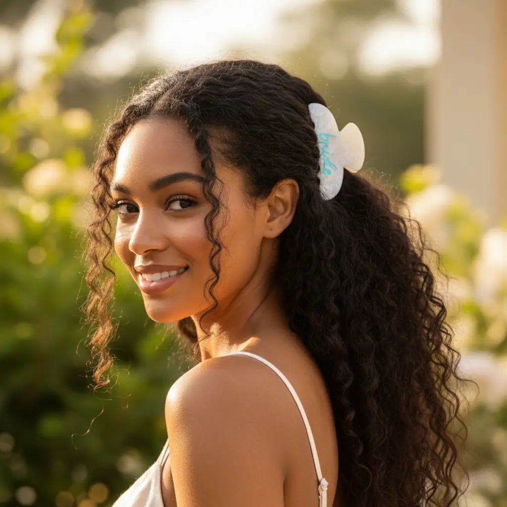 Word Up Claw Clip | Bridal