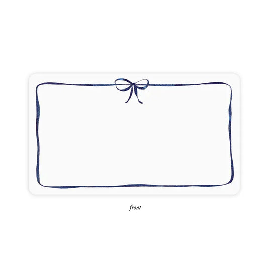 Little Notes | Navy Bow