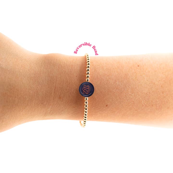 Auburn Logo Bracelet | Gold