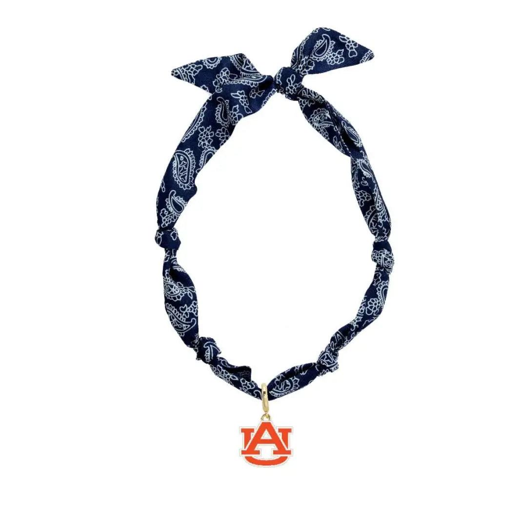 Auburn Tigers Logo Bandana Scarf Necklace