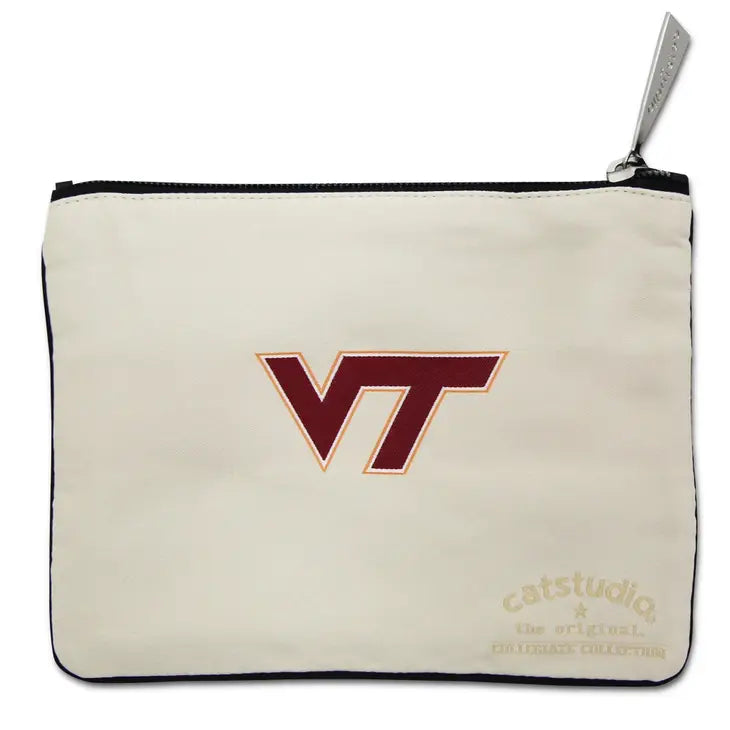 Virginia Tech University Collegiate Zip Pouch
