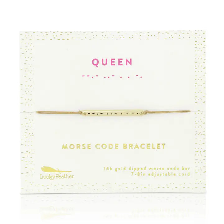 Morse Code Bracelet | Queen