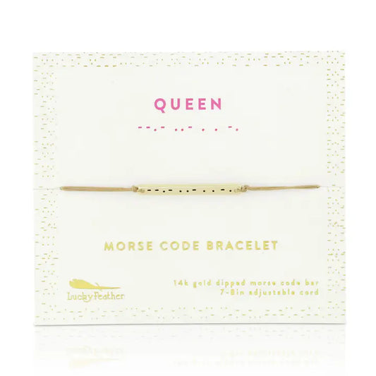 Morse Code Bracelet | Queen