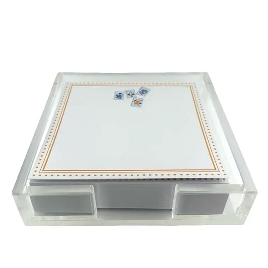 Acrylic Holder & Notepad | Mahjong 2