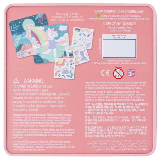Travel Tin Magnetic Dress Up | Unicorn & Mermaid