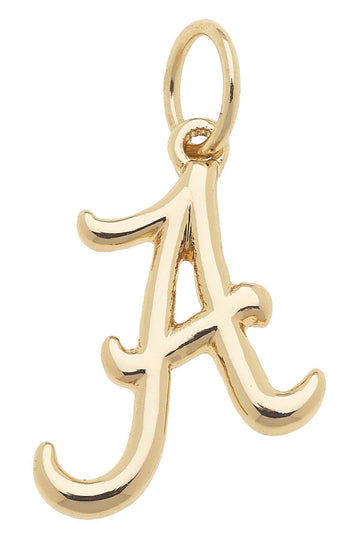 Charm | Alabama Logo Gold