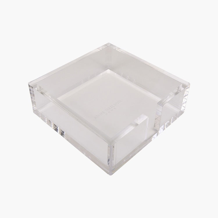Anne Neilson Clear Clear Cocktail Napkin Acrylic Tray