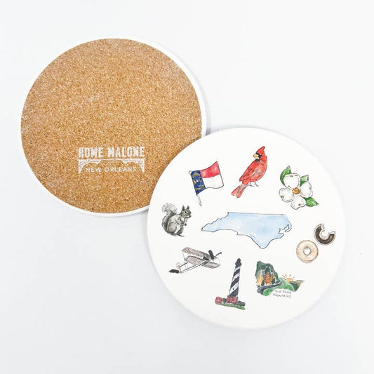 Coaster | North Carolina Icons
