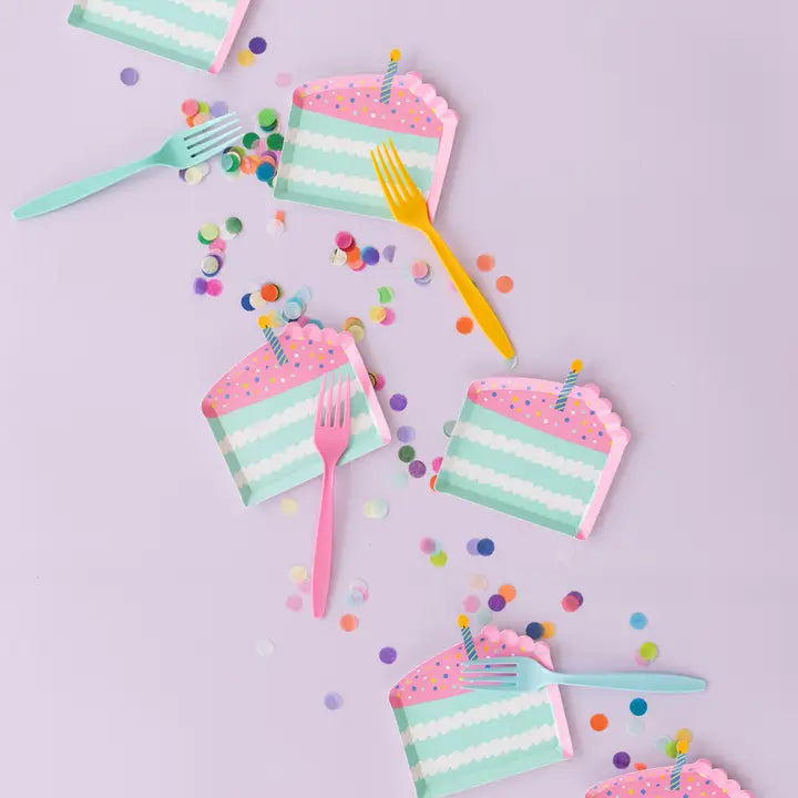 Canapé Plates | Birthday Cake Slice