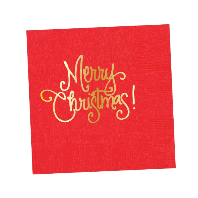 Napkins | Merry Christmas | Assorted Colors