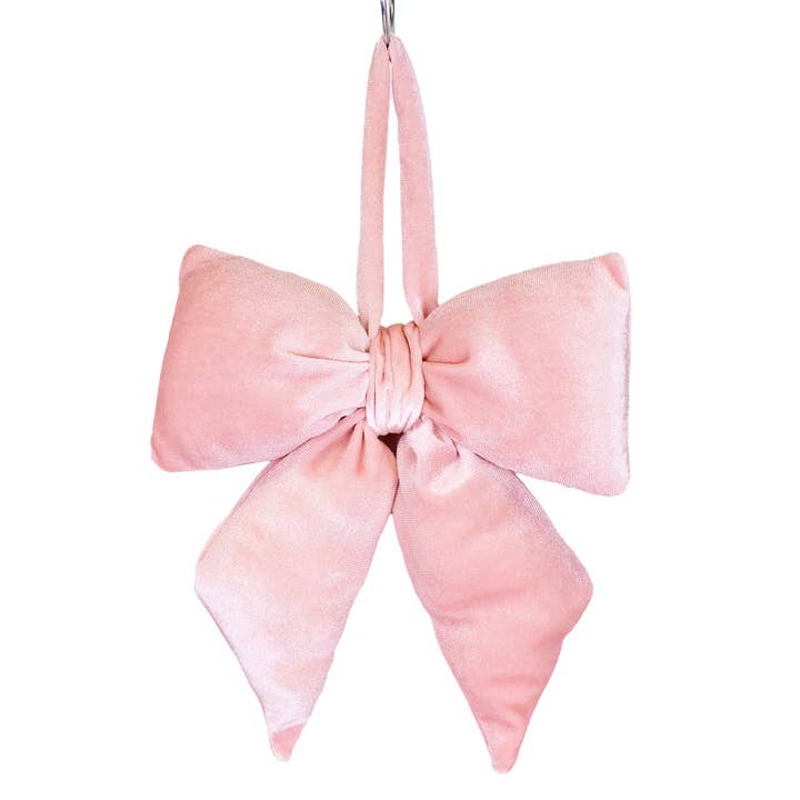 Evelyn Bow Ornament | Light Pink