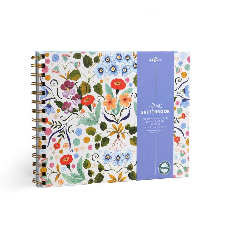 Hardcover Artist Sketchbook | Flora