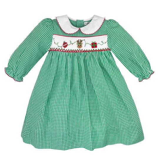 Smocked Dress | Christmas Picture