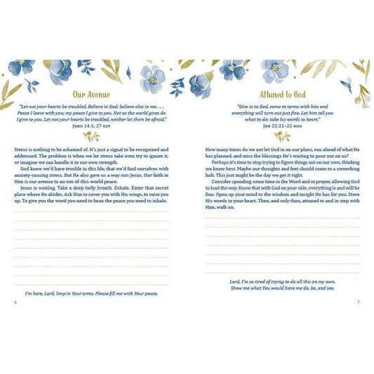 Stress Less, Pray More Devotional Journal