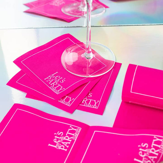 Cocktail Napkin Roll | Blush Crush
