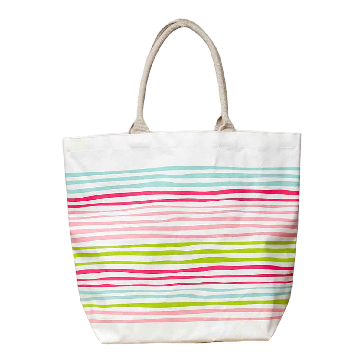 Barbados Stripe Coast Tote Bag