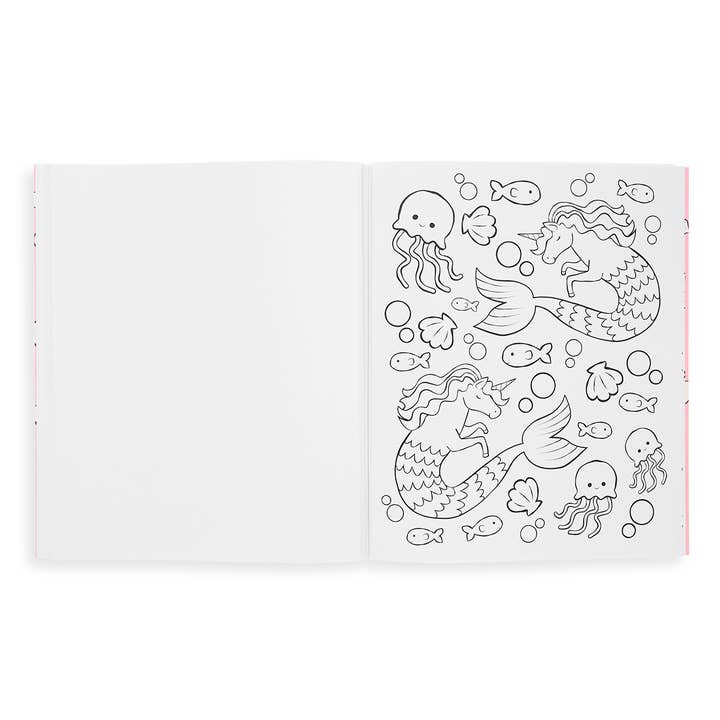 Color-in' Book | Enchanting Unicorns