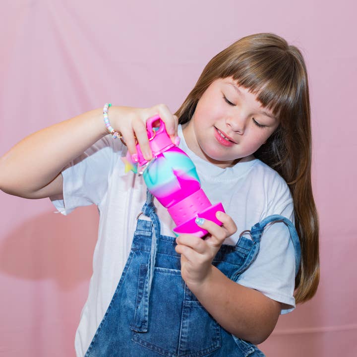 Collapsible Water Bottle | Groovy Flower