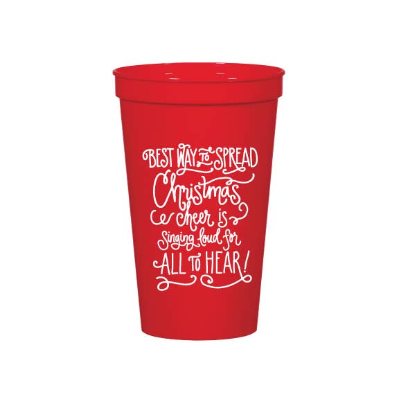 Stadium Cups | Christmas Cheer | Red