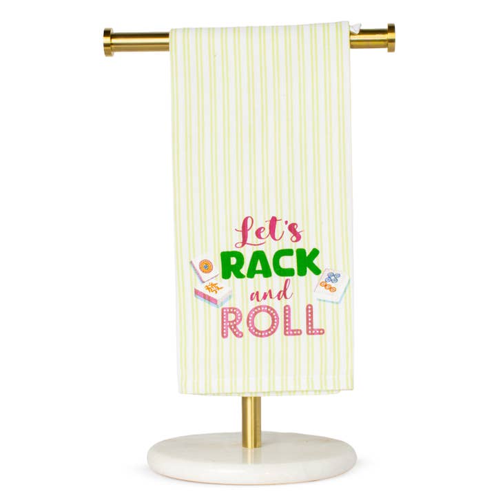 Let's Rack and Roll Hand Towel
