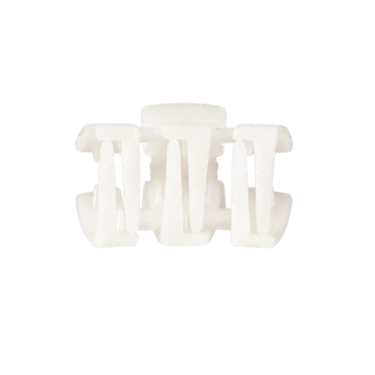 Petite Claw Clip | Coconut White