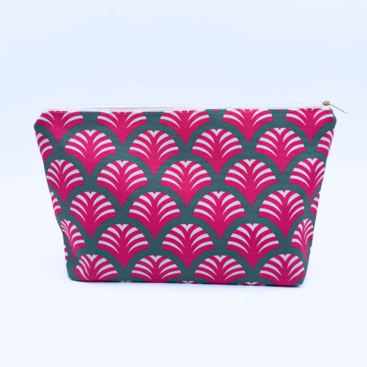 Mahjong Tile & Accessory Bag | Pink & Teal