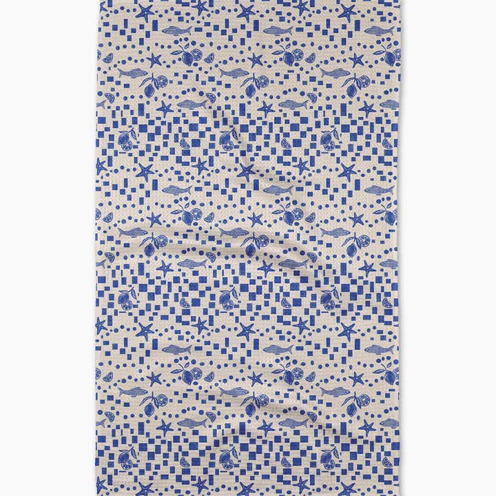 Tea Towel | Santorini Tile