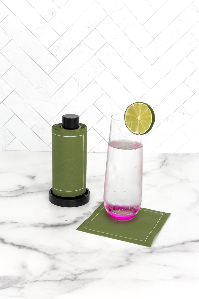 Cocktail Napkin Stand | Black Matte
