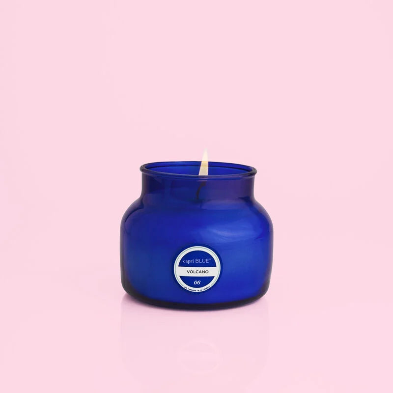 Volcano | Petite Jar Candle | Blue
