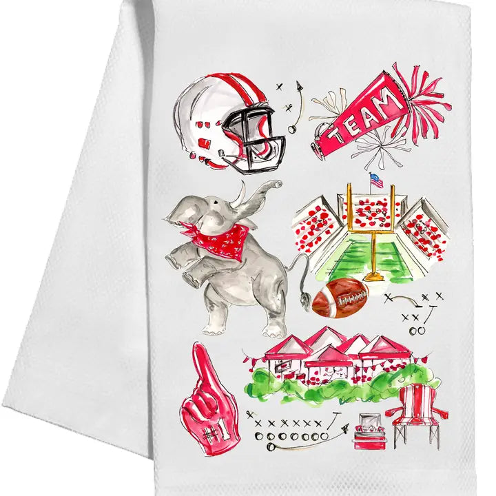 Kitchen Towel | Crimson Elephant