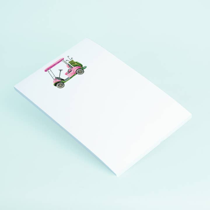 Golf Cart Notepad