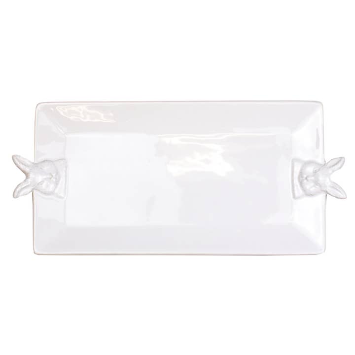Embossed Rectangle Platter | Winston Bunny