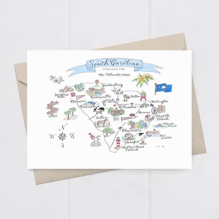 Greeting Card | South Carolina